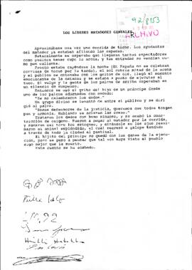 [Documento: "Los lideres matadores gentales"]
