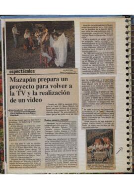 Artículos de Diario sobre el Grupo Mazapán; sus proyectos e historia