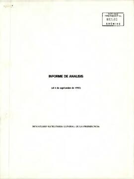 Informe de análisis al 4 de septiembre de 1992