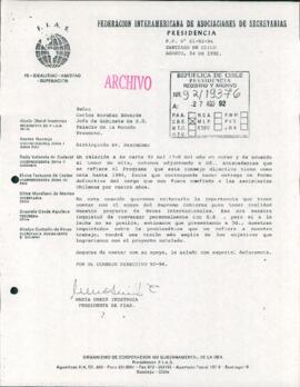 [Adjunta antecedentes a solicitud de apoyo del gobierno]